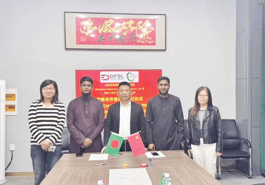 DFSL and NewTech team group photo